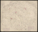 Verso : section C feuille unique. Levé n°9 du 2 juillet au 30 septembre 1944.