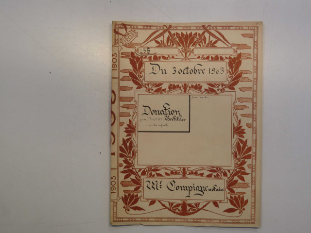 Octobre-décembre 1903