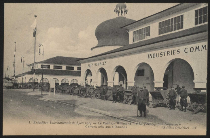 Le pavillon allemand. « La participation imprévue ».