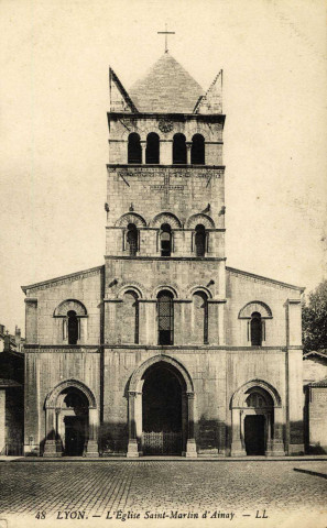Lyon. L'église Saint-Martin d'Ainay.