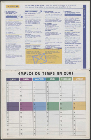 Almanach du facteur 2001.