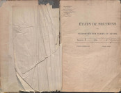 Section I dite de la Préfecture, section K dite de Bellecour, section L dite d'Ainay, section Y dite de la Presqu'île Perrache.