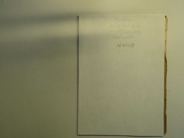 23 août 1874-31 janvier 1878