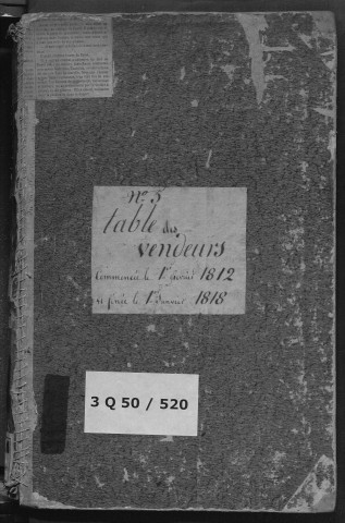 1er février 1812-1er janvier 1818 (volume 5).