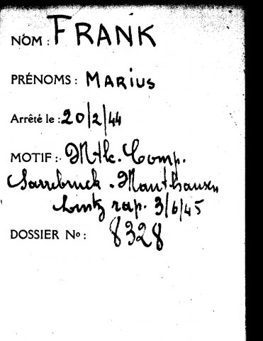 FRANCK Marius