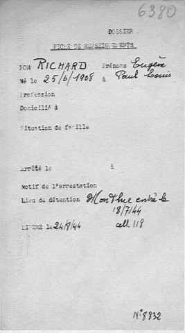 RICHARD Eugène Paul Louis