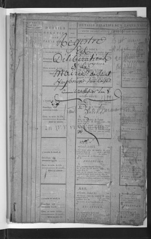 9 juillet 1800-22 février 1801.