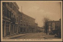 Saint-Martin-en-Haut. Rue de Font-Bénite et l'hôtel de l'Union.