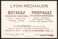 Lyon-Réchauds A. Allemand - Lyon.