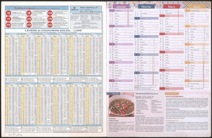 Almanach du facteur 2024.
