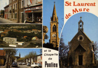 Saint-Laurent-de-Mure et la chapelle de Poulieu.