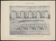 Groupe d'immeubles à petits loyers, avenue Jean Jaurès à Lyon.