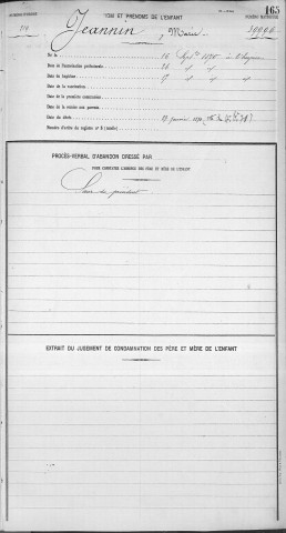 JEANNIN, Marie.