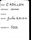 CADILLON Jeanne