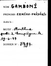 GAMBINO Ermino Frédéric