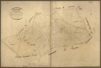 Section D et partie de la Section C, feuille unique : copie modifiée du plan napoléonien.