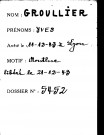 GROULLIER Yves
