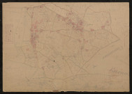 Section B dite du Bourg (ancienne section B feuille unique et partie de l'ancienne feuille unique de la section A) 2e feuille (partie de l'ancienne feuille unique). Plan révisé pour 1937.