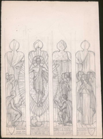 Esquisse préparatoire.