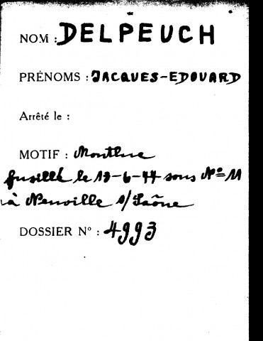 DELPEUCH Jacques Edouard