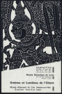 Musée historique de Lyon. Exposition "Ombres et lumières de l'Orient" (28 mai-27 juin 1971).