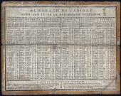 Almanach de cabinet pour l'an IX de la République française.