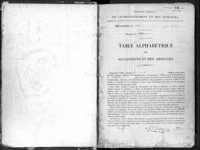 Octobre 1865-janvier 1870.