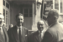 De gauche à droite : Roger FULCHIRON, Louis LESCHELIER, Philippe DANILO, Jean CONDAMIN.
