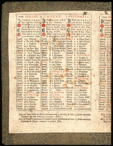 Almanach de cabinet 1726.