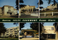 Pierre-Bénite. Hôpital Jules Courmont. Vues multiples en mosaïque.