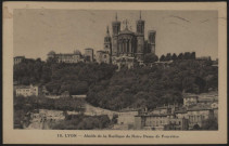 Lyon. Abside de la basilique de Notre-Dame de Fourvière.