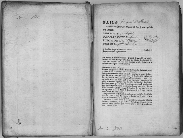 1er septembre 1753-22 février 1758.