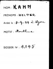 KAHN Walter