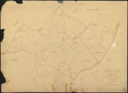 Section A dite des Fouillouses feuille unique. Plan révisé pour 1944.
