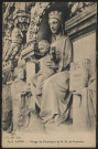 Lyon. Vierge du frontispice de Notre-Dame de Fourvière.