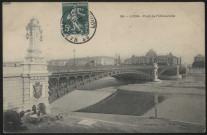 Lyon. Le pont de l'Université.