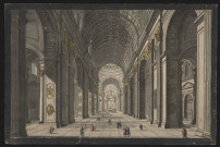 Intérieur de Saint-Pierre de Rome.