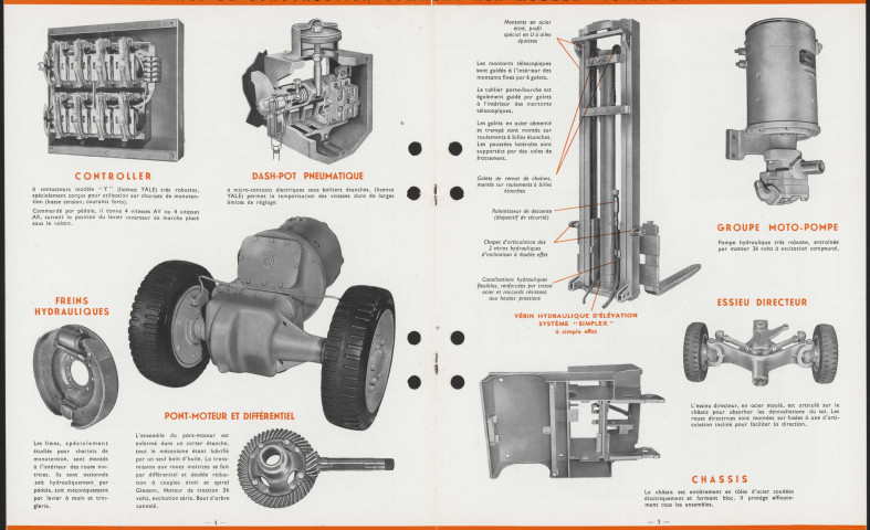 Chariots élévateurs électriques Fenwick - succursale à Lyon.