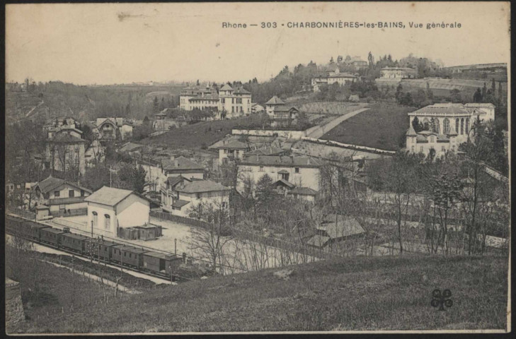 Charbonnières-les-Bains. Vue générale.