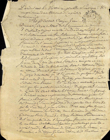 18 vendémiaire an IV-an X