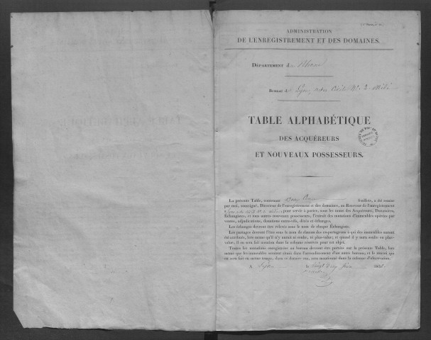 Juillet 1838-février 1842 (volume 1).