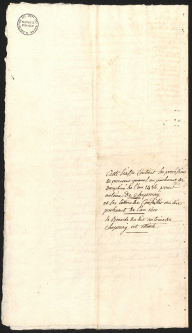 Antoine de Chaponay, officier au parlement de Dauphiné.