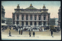 L'Opéra et la station du Métropolitain.