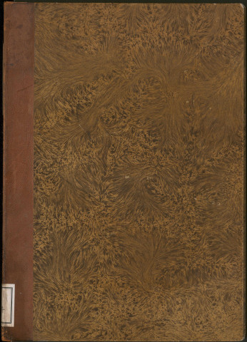 Plan de la forêt du fayet, du château de bellecombe, de chemins.