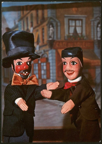 Lyon. Guignol et Gnafron.