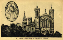 Lyon. Notre-Dame de Fourvière, l'abside.