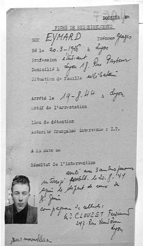 EYMARD Georges
