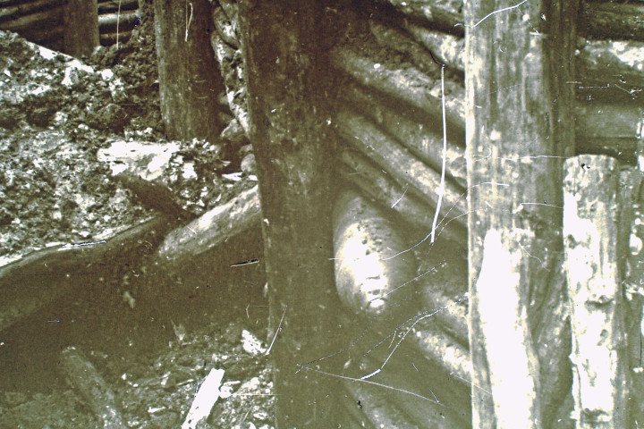 Calonne, obus non éclaté.