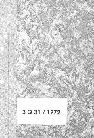 MAS-MORAS - volume 73 : 2e semestre 1969.