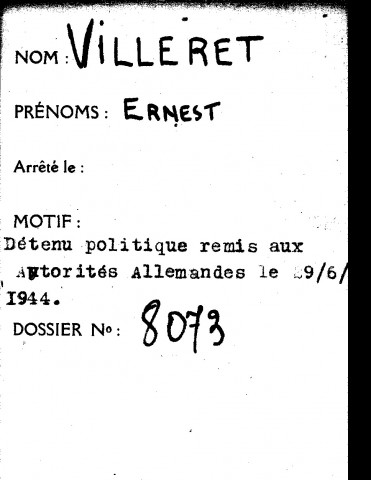 VILLERET Ernest